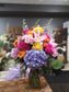 Designer choice Glass Vase Arrangement $200